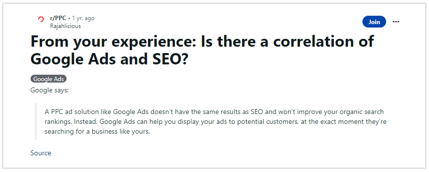 google ads and seo